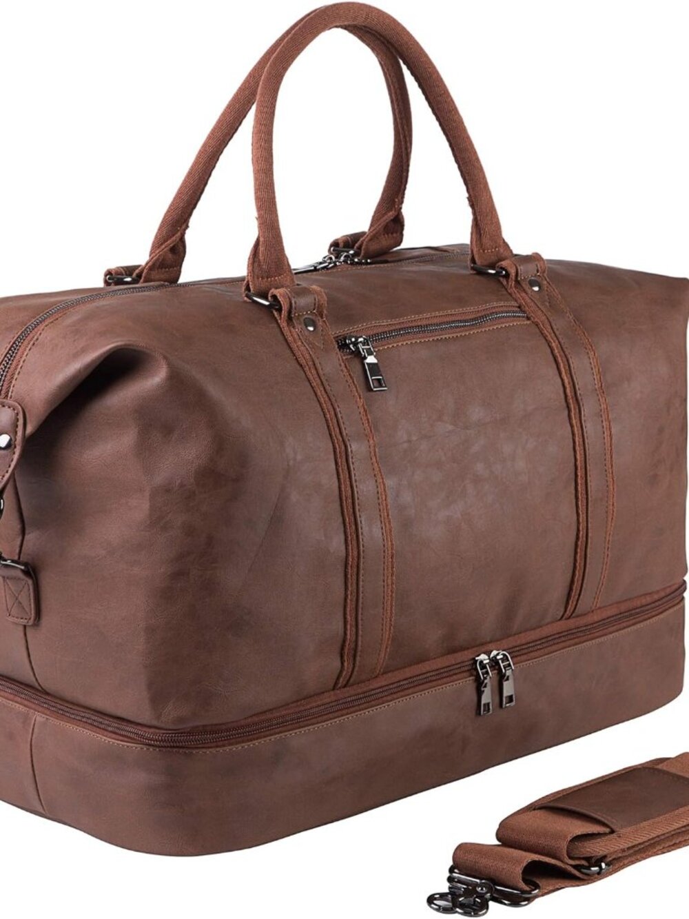 Weekender Overnight Bag Carry On Bag Travel Bag with Shoe Pouch